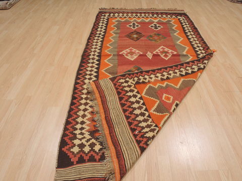 Kilim Brown Runner Flat Woven 44 X 88 Area Rug 100-109490 Image 16