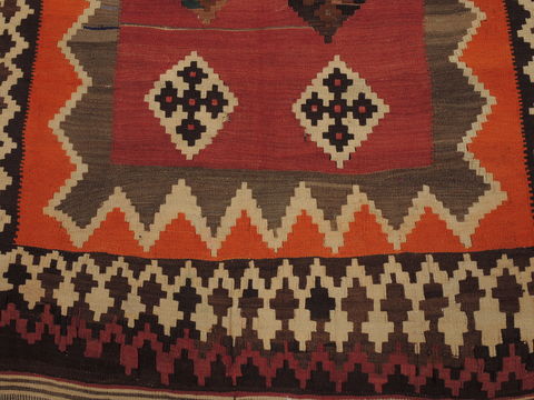Kilim Brown Runner Flat Woven 44 X 88 Area Rug 100-109490 Image 9