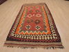 Kilim Brown Runner Flat Woven 44 X 88  Area Rug 100-109490 Thumb 4