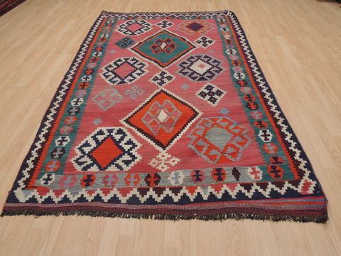 Kilim Red Flat Woven 411 X 85 Area Rug 100-109491 Image 1