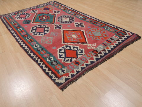 Kilim Red Flat Woven 411 X 85 Area Rug 100-109491 Image 3