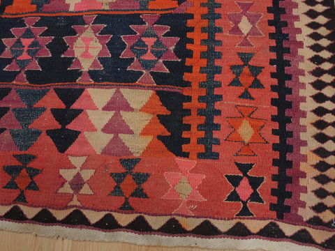 Kilim Red Runner Flat Woven 40 X 94 Area Rug 100-109492 Image 10