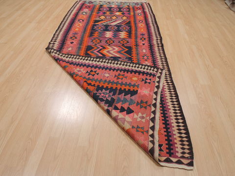 Kilim Red Runner Flat Woven 40 X 94 Area Rug 100-109492 Image 15