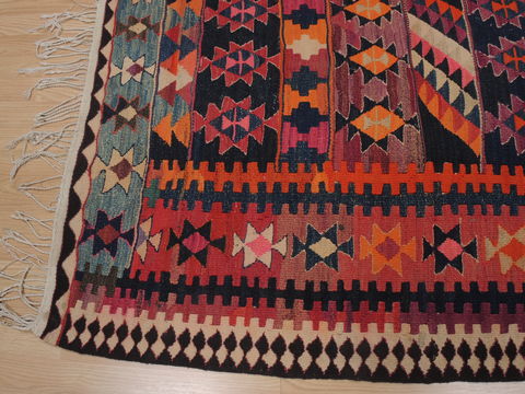 Kilim Red Runner Flat Woven 40 X 94 Area Rug 100-109492 Image 8