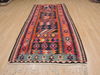 Kilim Red Runner Flat Woven 40 X 94 Area Rug 100-109492 Thumb 13