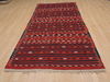 Kilim Red Runner Flat Woven 43 X 92  Area Rug 100-109494 Thumb 4