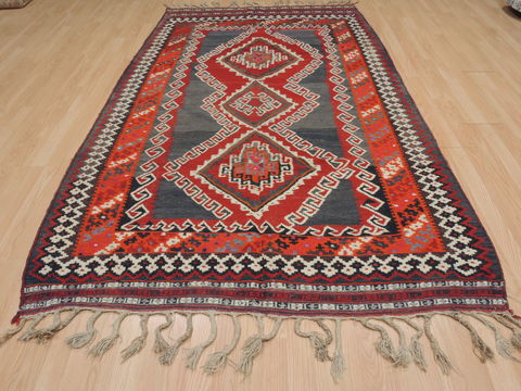 Kilim Blue Flat Woven 411 X 88 Area Rug 100-109499 Image 3