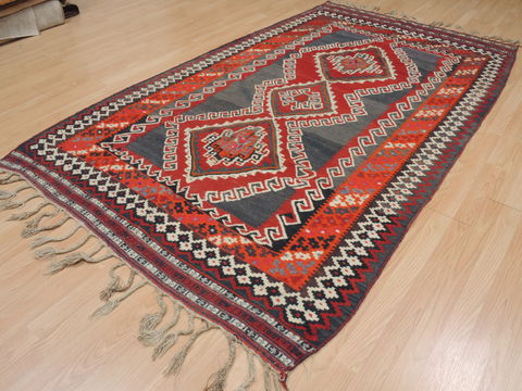 Kilim Blue Flat Woven 411 X 88 Area Rug 100-109499 Image 4