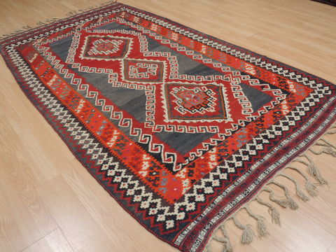 Kilim Blue Flat Woven 411 X 88 Area Rug 100-109499 Image 5