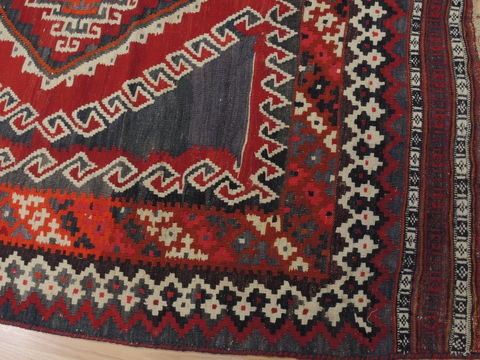 Kilim Blue Flat Woven 411 X 88 Area Rug 100-109499 Image 9