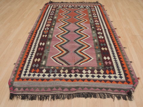 Kilim Red Flat Woven 45 X 74 Area Rug 100-109503 Image 2
