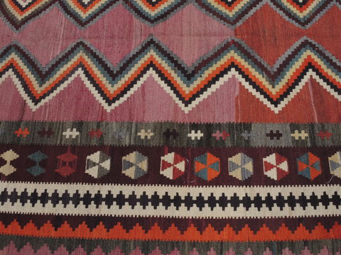 Kilim Red Flat Woven 45 X 74 Area Rug 100-109503 Image 8
