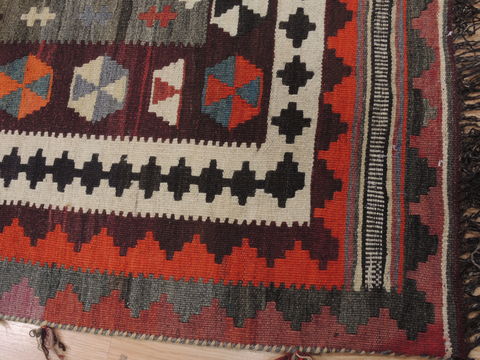 Kilim Red Flat Woven 45 X 74 Area Rug 100-109503 Image 9