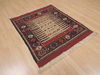Kilim Red Square Hand Knotted 36 X 43 Area Rug 100-109508 Thumb 12