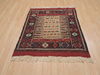 Kilim Red Square Hand Knotted 36 X 43  Area Rug 100-109508 Thumb 1