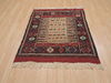Kilim Red Square Hand Knotted 36 X 43 Area Rug 100-109508 Thumb 1