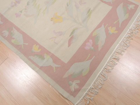 Kilim Beige Flat Woven 40 X 511 Area Rug 100-109519 Image 12