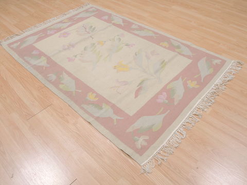 Kilim Beige Flat Woven 40 X 511 Area Rug 100-109519 Image 8