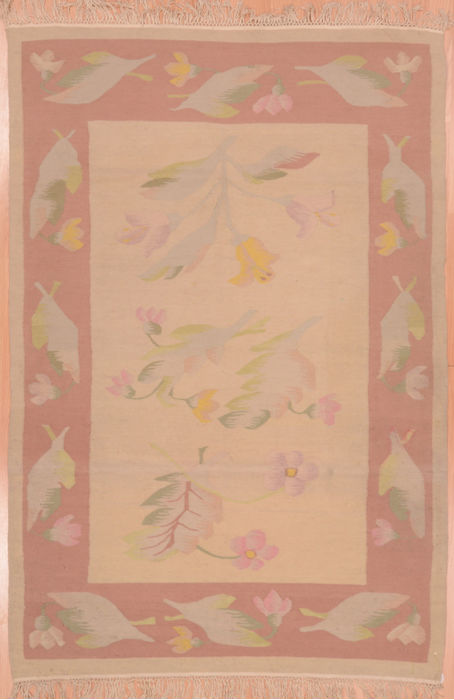 Kilim Beige Flat Woven 40 X 511 Area Rug 100-109519 Image 0