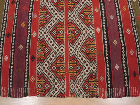 Kilim Red Flat Woven 48 X 56 Area Rug 100-109532 Image 11
