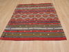 Kilim Red Flat Woven 48 X 56 Area Rug 100-109532 Thumb 4