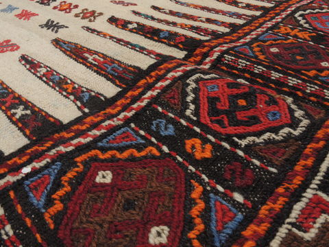 Kilim Red Square Flat Woven 33 X 33 Area Rug 100-109535 Image 9