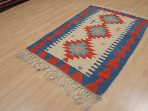 Kilim Red Flat Woven 38 X 54 Area Rug 100-109536 Image 15
