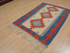 Kilim Red Flat Woven 38 X 54 Area Rug 100-109536 Thumb 15