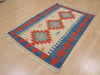 Kilim Red Flat Woven 38 X 54 Area Rug 100-109536 Thumb 4