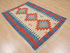 Kilim Red Flat Woven 38 X 54 Area Rug 100-109536 Thumb 5