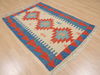 Kilim Red Flat Woven 38 X 54  Area Rug 100-109536 Thumb 5