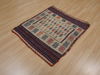 Kilim Red Flat Woven 32 X 37 Area Rug 100-109537 Thumb 4