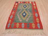 Kilim Red Flat Woven 37 X 56 Area Rug 100-109538 Thumb 2