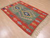 Kilim Red Flat Woven 37 X 56 Area Rug 100-109538 Thumb 4