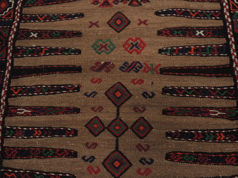 Kilim Red Square Flat Woven 33 X 33 Area Rug 100-109539 Image 10