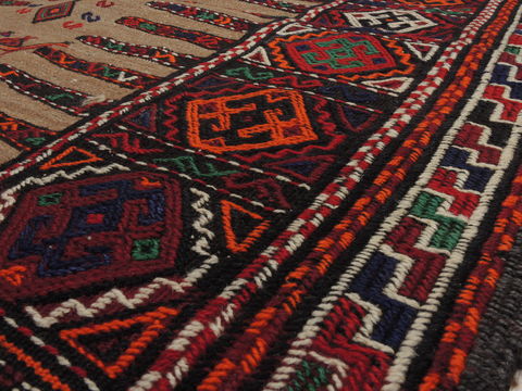 Kilim Red Square Flat Woven 33 X 33 Area Rug 100-109539 Image 11