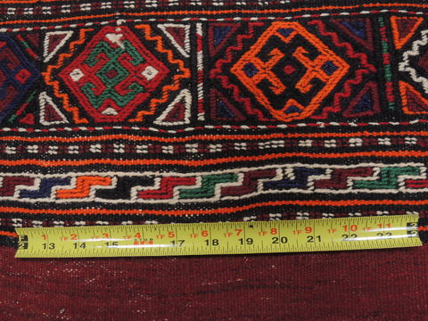Kilim Red Square Flat Woven 33 X 33 Area Rug 100-109539 Image 14