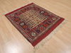 Kilim Red Square Flat Woven 33 X 33  Area Rug 100-109539 Thumb 2