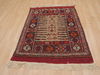 Kilim Red Square Flat Woven 33 X 33 Area Rug 100-109539 Thumb 3
