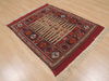 Kilim Red Square Flat Woven 33 X 33 Area Rug 100-109539 Thumb 5
