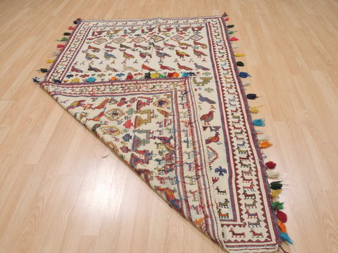 Kilim Red Flat Woven 44 X 67 Area Rug 100-109541 Image 12