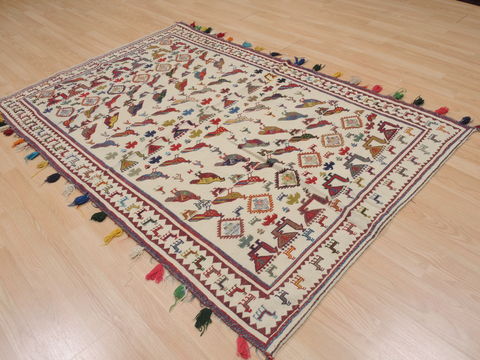 Kilim Red Flat Woven 44 X 67 Area Rug 100-109541 Image 17