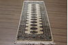 Bokhara Beige Runner Hand Knotted 21 X 59  Area Rug 155-109542 Thumb 2