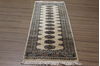 Bokhara Beige Runner Hand Knotted 21 X 59 Area Rug 155-109542 Thumb 2