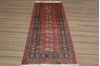 Bokhara Red Runner Hand Knotted 22 X 69 Area Rug 155-109546 Thumb 1