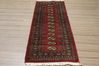 Bokhara Red Runner Hand Knotted 22 X 69 Area Rug 155-109546 Thumb 2