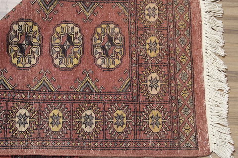 Bokhara Red Runner Hand Knotted 21 X 63 Area Rug 155-109549 Image 6