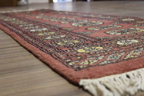 Bokhara Red Runner Hand Knotted 21 X 63 Area Rug 155-109549 Image 8