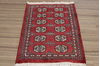 Bokhara Red Hand Knotted 21 X 31  Area Rug 155-109555 Thumb 1