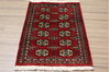 Bokhara Red Hand Knotted 21 X 31  Area Rug 155-109555 Thumb 2